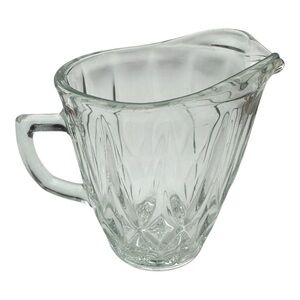 Vintage Glass Creamer 4”